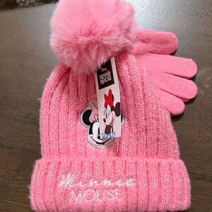 Disney Minnie Mouse Hat and Gloves Set